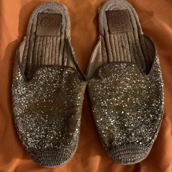 tory burch espadrille slip ons - Picture 1 of 9